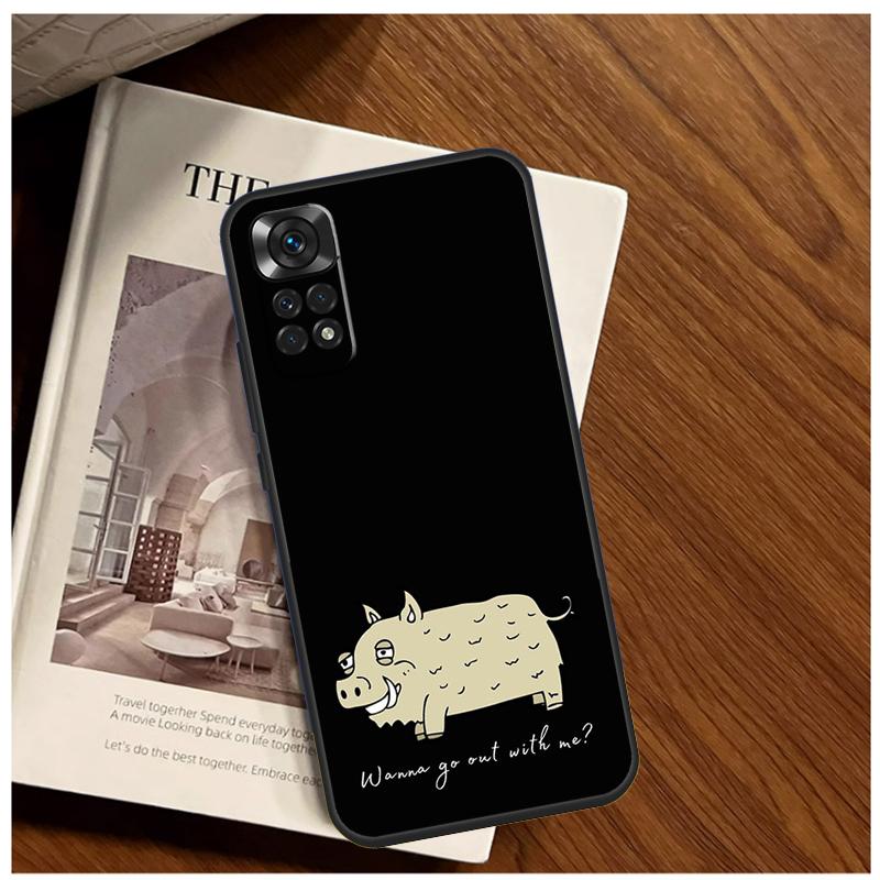 Милый дикий кабан смешной Мультяшный Чехол Для Xiaomi Redmi Note 13 9 10 11 12 14 15 Pro Plus Чехол Для Redmi 15 C 12C 13C 14C 10C