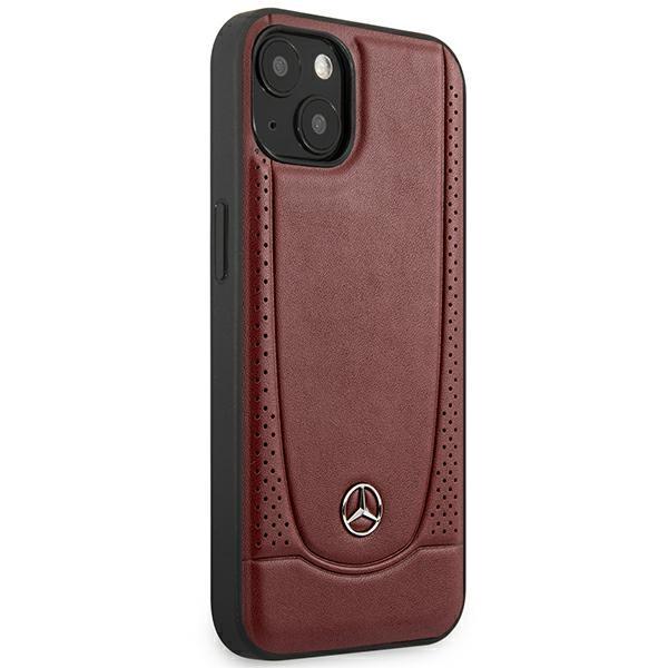 Etui do iPhone 14 Plus Mercedes Skóra Urban Czerwone