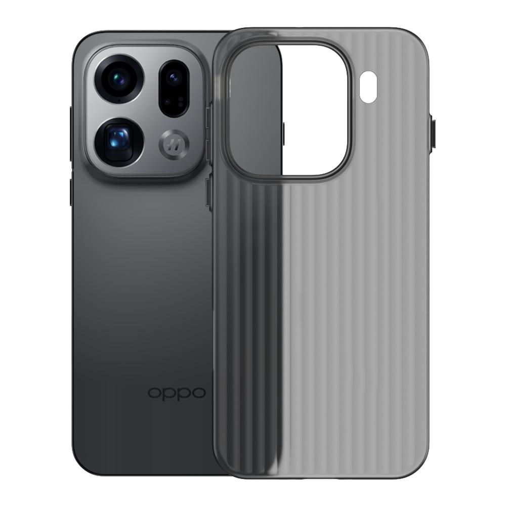Применимо к чехлу для мобильного телефона OPPO FindX9Pro, гофрированная решетка, магнитное крепление, Reno14Pro, ледяной туман, противоударный защитный чехол