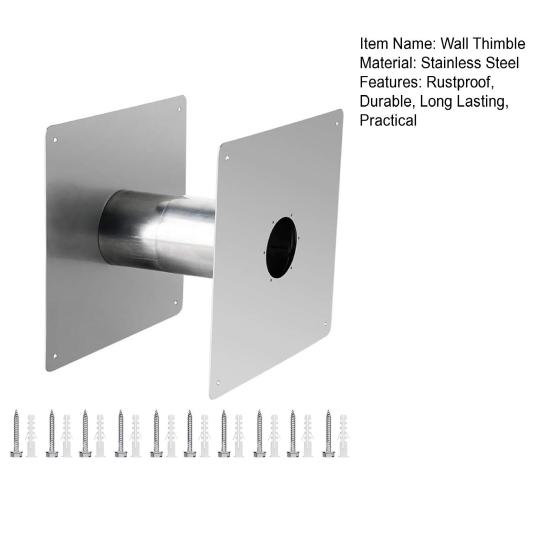 Настенный наконечник из нержавеющей стали, высокопрочный, устойчивый к коррозии, настенный наконечник, аксессуары для обогревателя Camplux