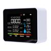 10 in 1 Air Quality Monitor Detects CO2 HCHO TVOC PM25 PM10 Temperature Humidity High Accuracy Sensors Color Screen Air