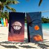 Towel For Outdoor Camping Beach Towel Moon Cool Basketball Super Absorbent Quick-Drying Summer Towel