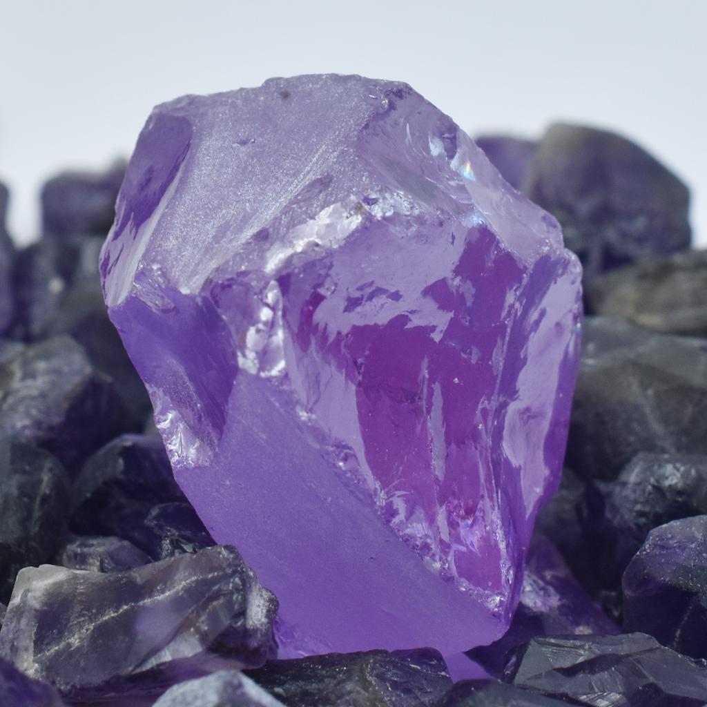 AAAA+ CERTIFIED 45.5 Ct Natural Purple Sapphire Uncut Rough Gemstone For Gift