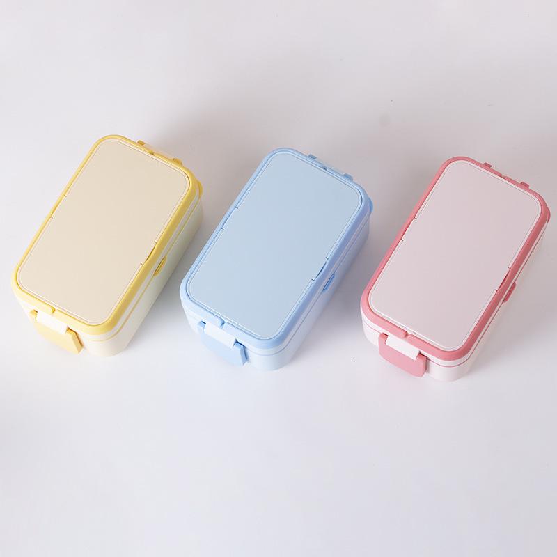 Японский бамбуковый ланч-бокс: Экологичный, С подогревом, Герметичный, Одно/Двухслойный, Портативная ручка, Дизайн «три в одном».