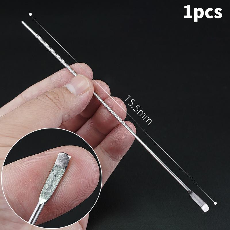 Ложка для уха из нержавеющей стали, лопатка для ушной серы, кюретка для удаления ушной серы, очиститель для ушных палочек, инструмент для детей и взрослых, здравоохранение