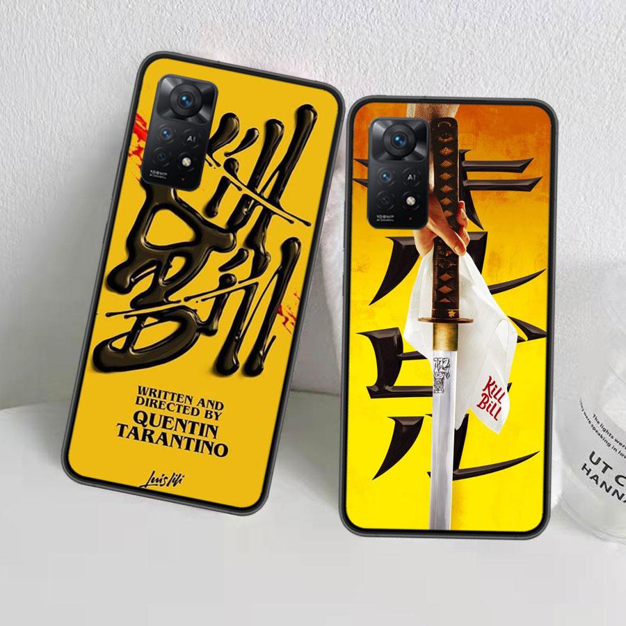 Чехол для телефона Kill Bill для Redmi 13C 14C Note 13 14 Pro 5G Plus 12 12C 10 10A 10C 9 9A 9C 9T 8 8A K70 Pro Xiaomi Чехол Силиконовый Так