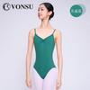 Womens Ballet Leotard With High Cut Leg Design Cotton Dancewear Adult Training Performance