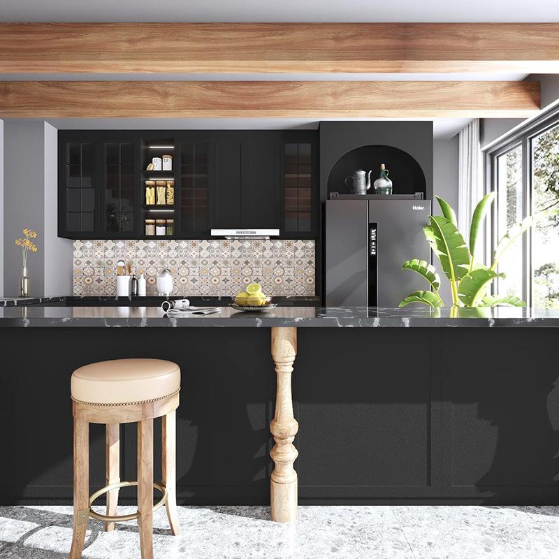 40см Самоклеящаяся Ремонт Дома Шкаф Кухня Водонепроницаемые Наклейки на Стену ПВХ Утолщенные Сделай Сам Однотонные Обои