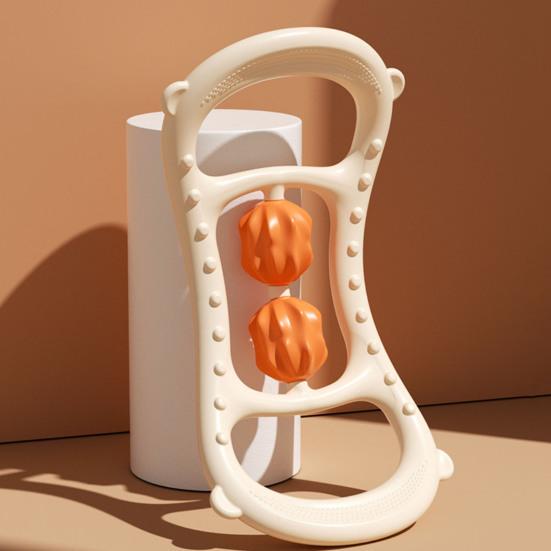 1/2 шт. Кольцо для йоги с массажным роликом, портативное кольцо для пилатеса, фитнес-кольцо, растяжка мышц, массажный круг для упражнений, домашний спортзал, тренировка