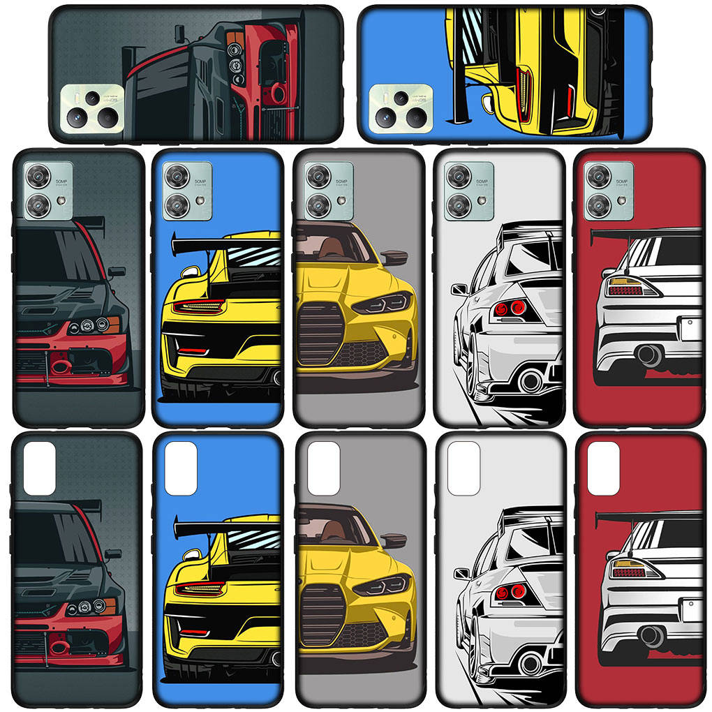 Для Samsung Galaxy S24 S23 iPhone 16 15 14 Xiaomi Redmi Note 13 12 11 Pro Max X 8 9 10 XR OPPO A15 Huawei чехол для телефона Supercar Cartoon Super Car Cover