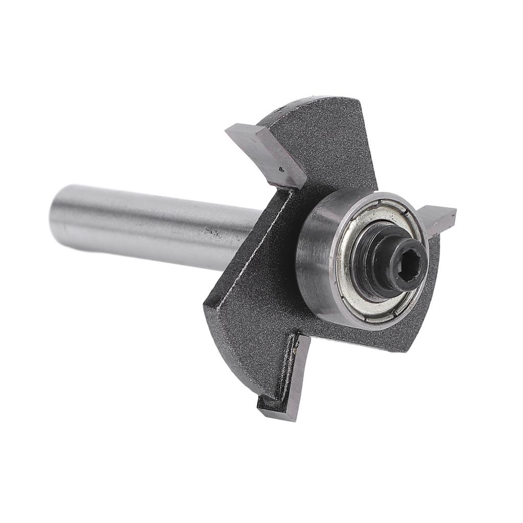 Т-образная фреза хвостовик 1/4 дюйма 3 зуба шарикоподшипниковая фреза для пазов для дерева фанеры 532