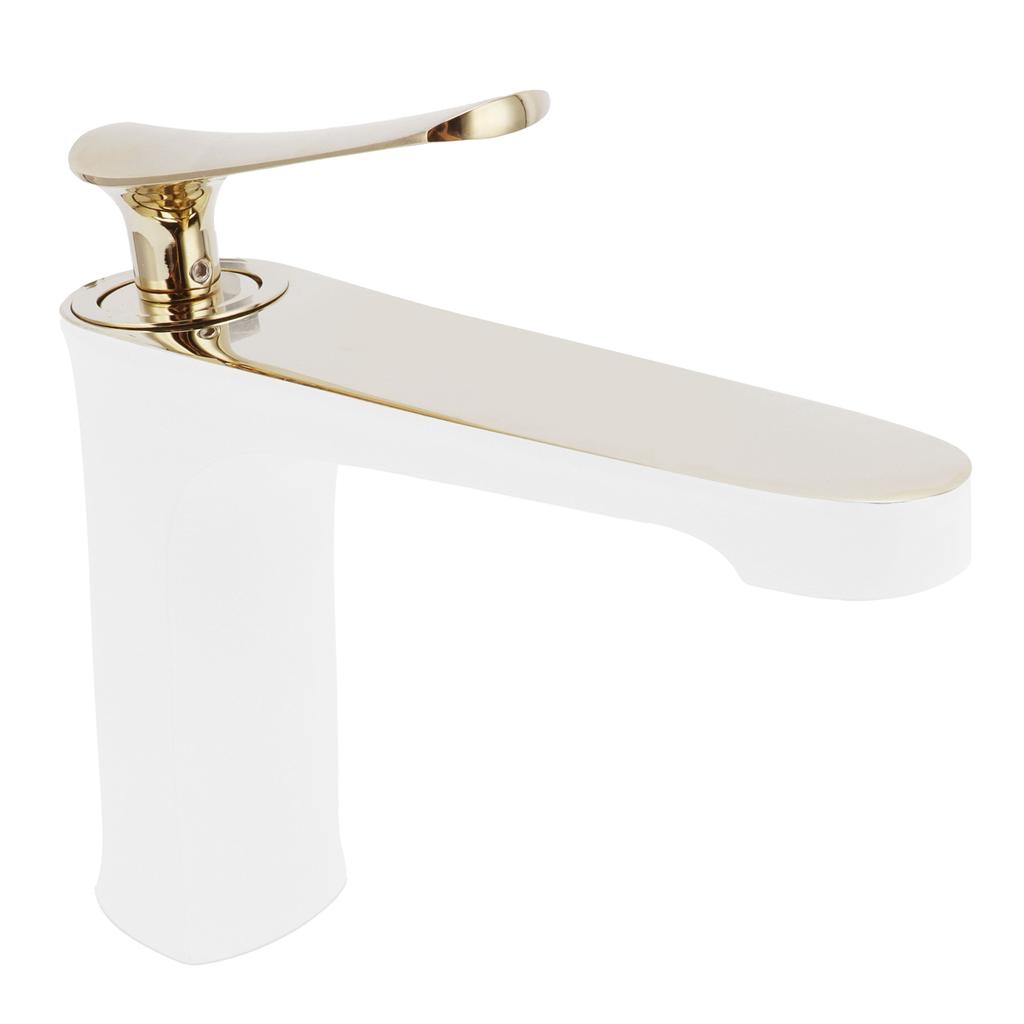 G1/2 кран для раковины современный смеситель для горячей и холодной воды аксессуар для ванной комнаты белое золото