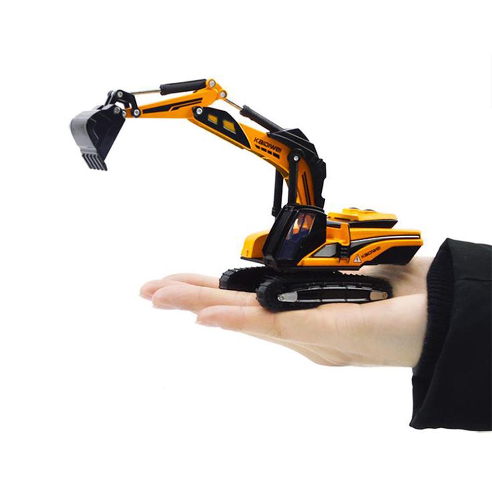 1/87 мини-экскаватор из сплава, модель для детей и взрослых, статическая игрушка Clawer, инженерный автомобиль, имитационная модель автомобиля, коллекция, подарок для детей