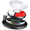 2 IN1 Magnetic Charging Stand and Silicone Protective Cover Pokémon GO Plus+ Charging Holder with USB Type-C Charger Cable and RGB Indicators