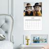 Календарь с кошками на 2025 год, спиральный переплет, еженедельный ежемесячный планировщик расписания для дома, офиса, жизни