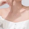 Simple Elk Necklace Feminine Personality Diamond Water Drops Small Antlers Clavicle Chain Christmas Pendant Necklace