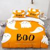 New 3D Print Halloween Boo Cartoon Bedding Set,Duvet Cover Bed Set Quilt Cover Pillowcase,King Queen Twin Size Boys Girls Adults