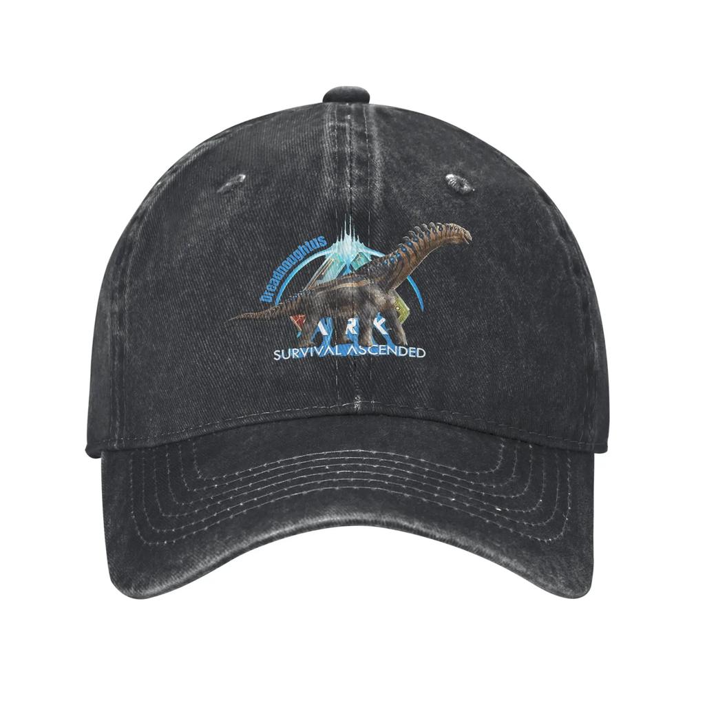 Ark Survival Game Baseball Cap Sun Outdoor Sports Adjustable Washed Trucker Hat Unisex Men Classic Custom Logo Snapback Cap