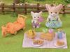 Sylvanian Families Набор кукол и мебели Пикник Фенек ST Mark Возраст 3 и Игрушка Sylvanian Epoch "Дружелюбный - Лис" DF-24 Сертифицировано, Вверх, Кукольный домик,