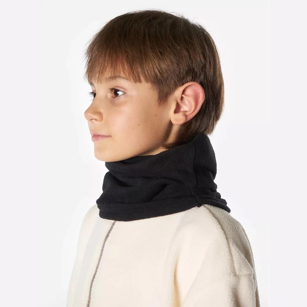 Балаклава дитяча багатофункціональна 3 в 1 зима PERTO фліс Чорний