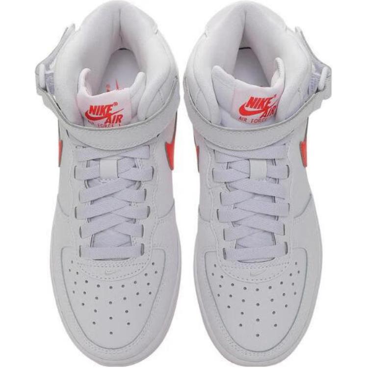 Nike Air Force 1 Mid Easy On Удобные Универсальные Нескользящие Прочные Мид-топ Детские Кроссовки Детские Кроссовки Белые FN1193106