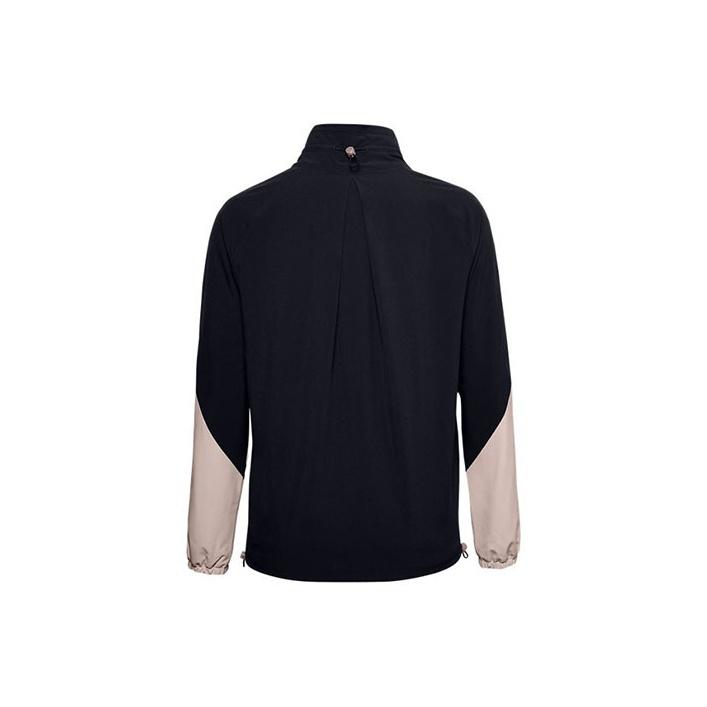 Under Armour Восстановленная тканая куртка с логотипом, цветная блочная тканая куртка, женская куртка, черная 1360569-001