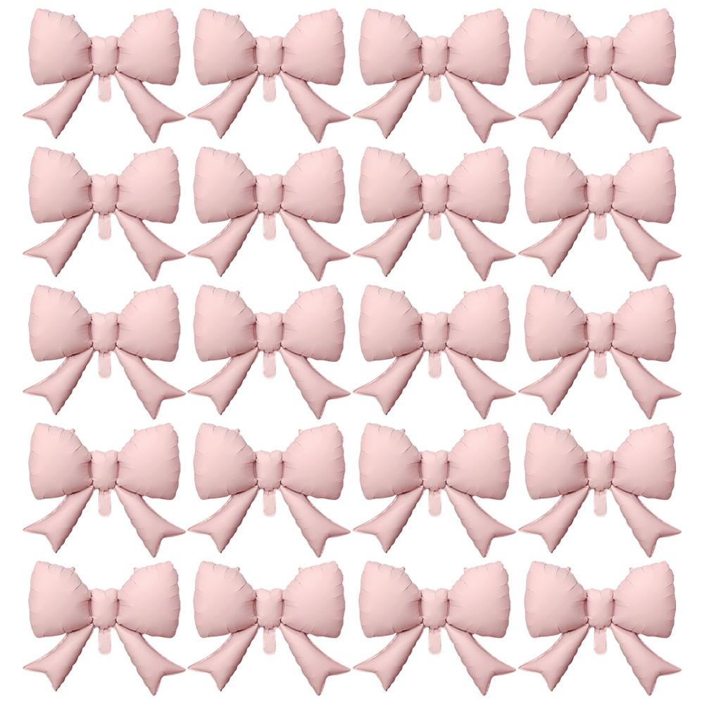8/12/15/20 Pieces 21inch Aluminum Foil Balloons with Bow Ties, Bow Tie Party Balloons, Suitable for Birthday Parties, Engagement Weddings