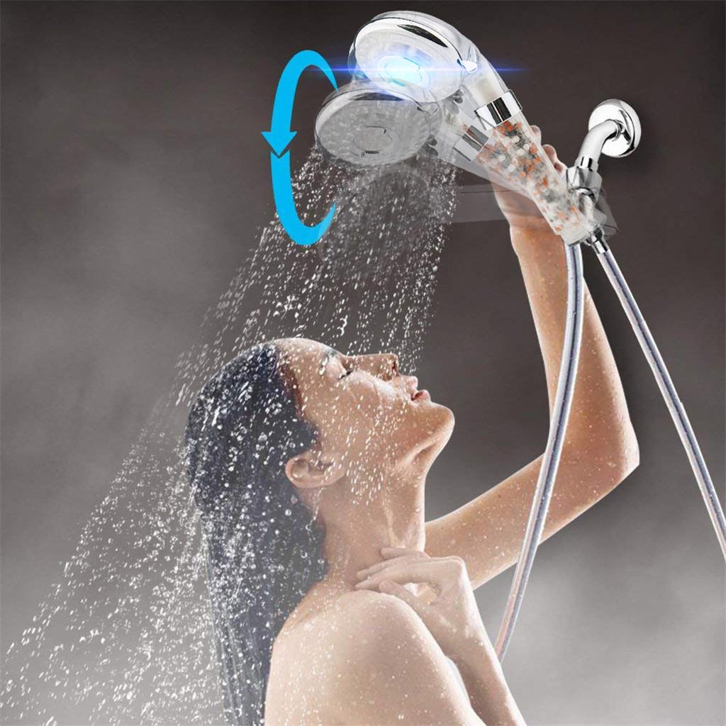 Colorful LED Change Shower Head Bathroom Water Glow Light Filter Hand Shower