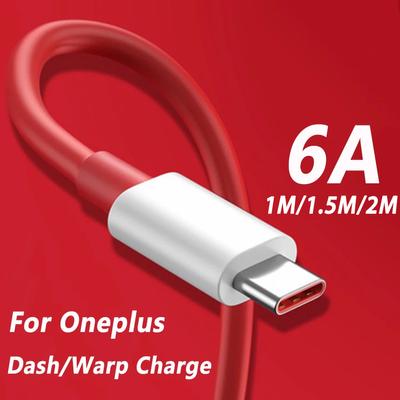 Кабель для быстрой зарядки 6A для Oneplus Nord Warp Charge Type-C Dash для One Plus 8 7 Pro 7t 7 T 6t 6 5t 5 3t 3 Warp Charger