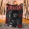 Dexter Flannel Blanket Soft Warm All-Season Throw, Design for Camping, Car Travel, Hiking Sofa, Bed, Office Perfect Gift for Parties