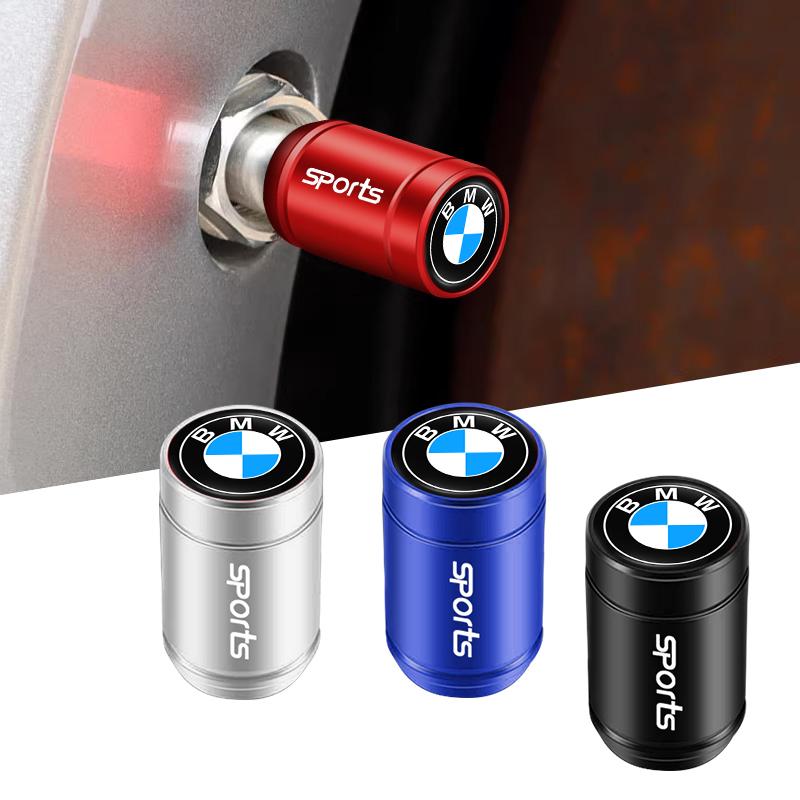 4Pcs Metal Car Tire Valve Core Cap Wheel Valve Cover For BMW G30 G20 G05 F30 F10 E90 F20 E60 X4 X5 X6 G20 G05 G11 E48 Auto Parts PZ8