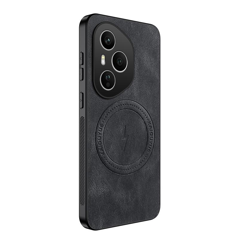 Для Honor 400 Pro Новый Роскошный Магнитный Беспроводной Заряд Чехол для Телефона Для Honor 400 Pro Ударопрочный Матовый Кожаный Задняя Крышка Чехол