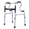 Lightweight Foldable Aluminum Walker with Wheels - Height Adjustable for Elderly