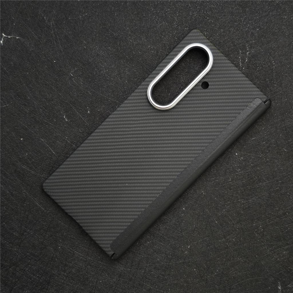 Suitable for Samsung Zfold7 Kevlar Mobile Phone Case Thin Samsung Zfold7 Central Shaft Magnetic Hinge Protection Case