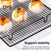 1/2 шт. Подставка для охлаждения торта, прямоугольная сетчатая складная полка для выпечки десертов, жаропрочная антипригарная подставка для сушки хлеба, печенья, мусса и лапши