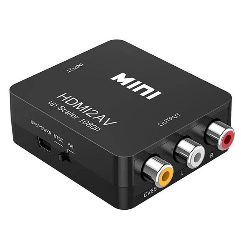 Конвертер HDMI в AV HDMI2AV с HDMI в RCA и коммутатором HDMI 1080P