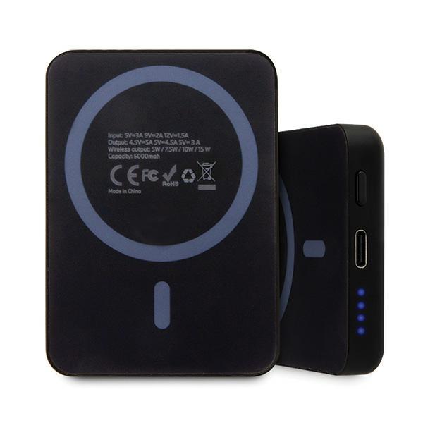 BMW Powerbank inductive BMPBMS5K22PGVK15W 5000mAh + cable black/black M Collection MagSafe