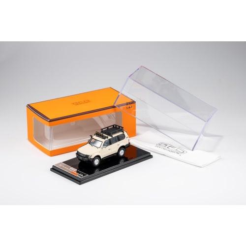 Gaincorp Products 1/64 Scale Toyota Land Cruiser Prado 90 LHD Retrofit Beige Finished Model