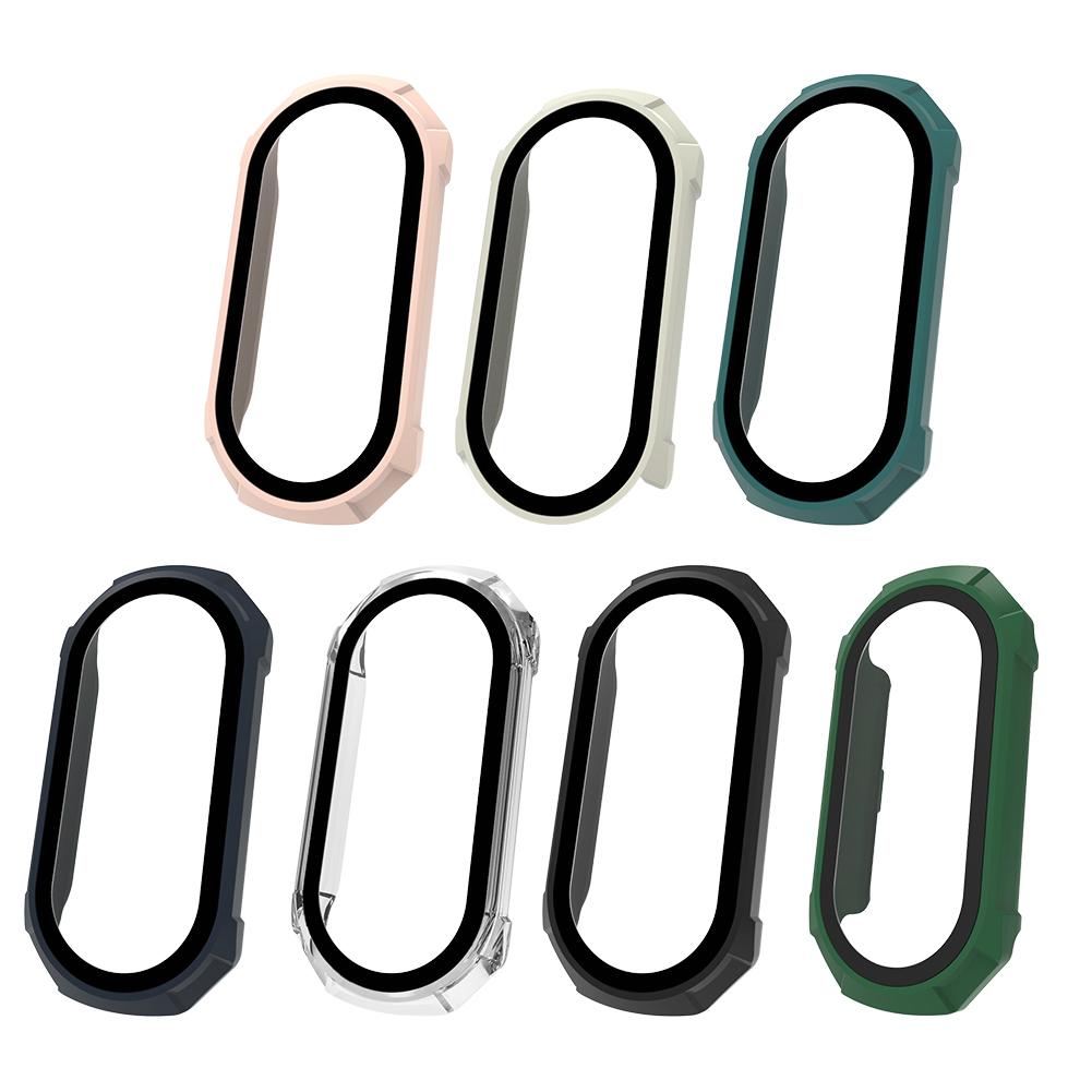 Защитное стекло + Чехол-бампер для Xiaomi Mi Band 10 Полный защитный чехол-бампер Аксессуары для часов