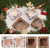 wedding supplies paper Multi-size kraft window package box gift box Christmas gifts box