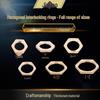 Шестигранная латунная накидная гайка - 1/2", 1/8", 1/4", 3/8", 3/4", 1" Внутренняя резьба, Медный фитинг