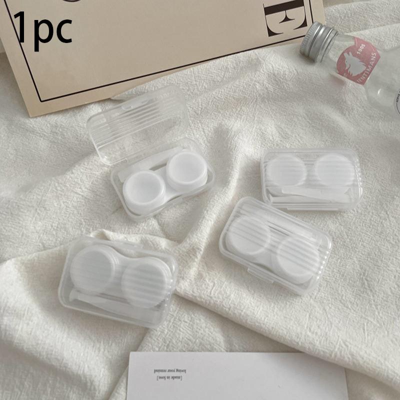 Женские очки для девочек, косметические контактные линзы, футляр для контактных линз, дорожный держатель, контейнер, дорожные аксессуары