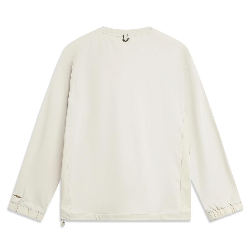 Li-Ning Outdoor Series Casual Round Neck Simple Pullover Loose Solid Color Sports Long Sleeve T-Shirt Men Tops ATLV283-2