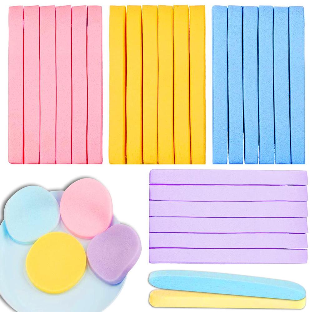 12pcs Spa Skin Care Tool Exfoliating Facial Sponge Face Wash Sponges Cleansing Pad Cosmetic Puff