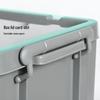 Yishunda Military Green Plastic Storage Box with Lid