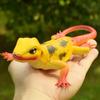 Soft Rubber Reptile Model Toy Squeaking And Vocal Lizard Tricky Vent Toy