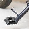 X AUTOHAUX Honda CB200X 2021-2022 1 комплект Мотоциклетная подножка Боковая подставка Пластина Подушка Алюминиевый сплав Титановый цвет