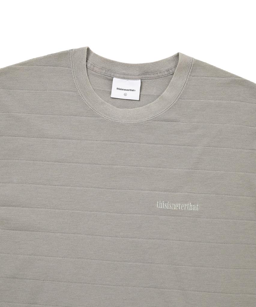 THISISNEVERTHAT Border Jacquard L/S Tee Graphite