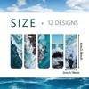 12piece/set Beauty Ocean Series Bookmark for Book Creative Design Magnetic Sea Landscape Bookmark Cute Student/teacher Gift