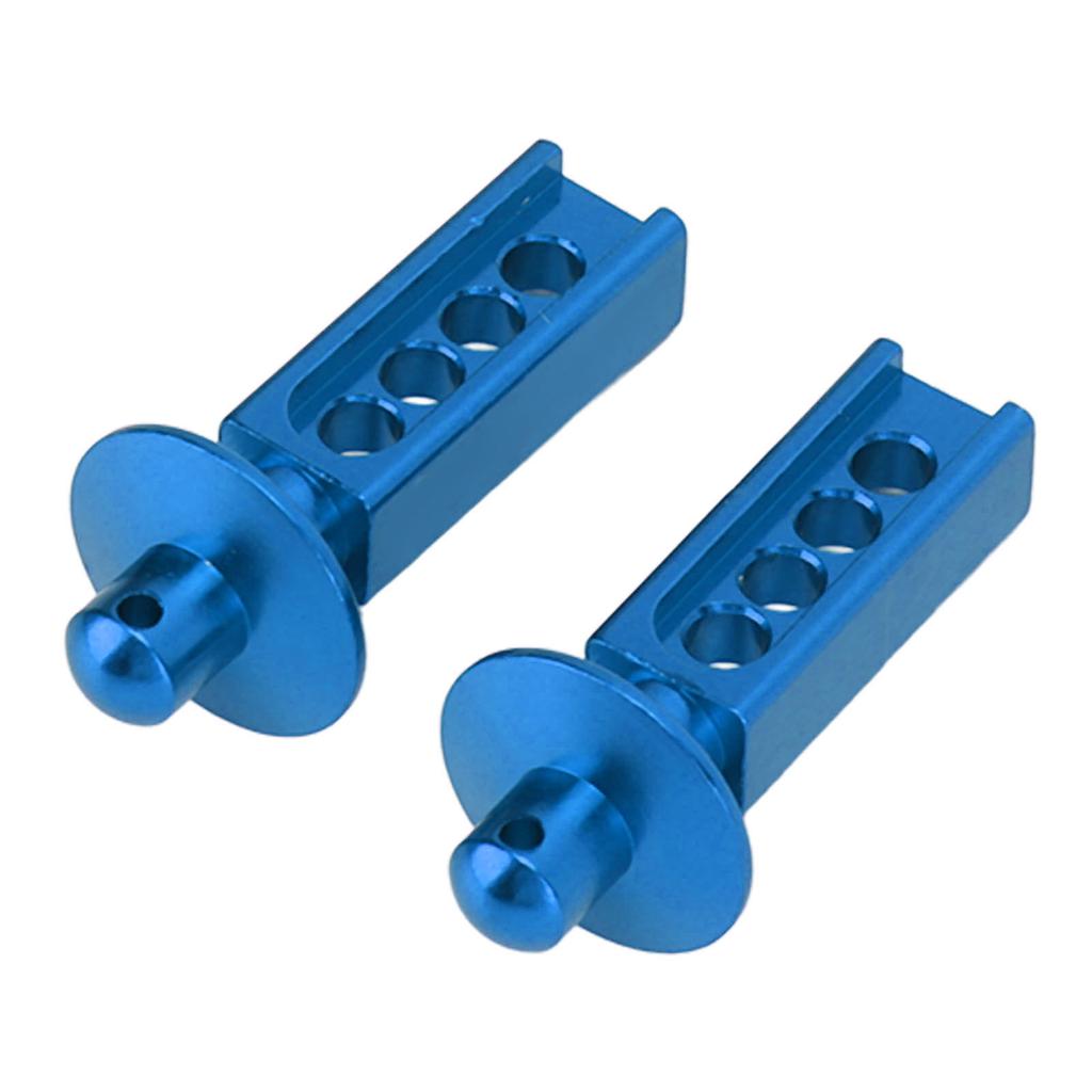 2Pcs Body Post Aluminium RC Upgrade Parts Accessories for Traxxas Mini E Revo Slash 1 16 Blue
